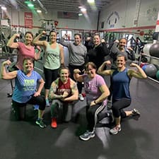 Group photo of a group training session